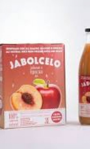 Natural peach and apple juice Photos