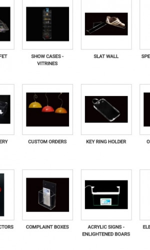 Acrylic and plastic products Photos