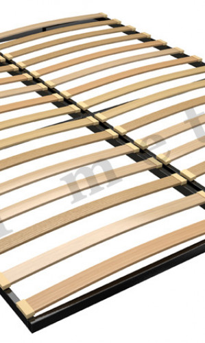 Double Bed Frame with Reinforced Metal Construction Photos