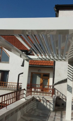 BioClima pergolas with aluminium lamellae Photos